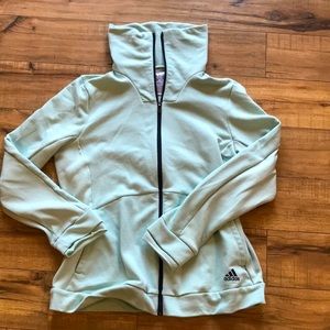 Adidas jacket. Mint green in color. XL